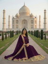 KB 3308 Faux Georgette Gown With Dupatta Wholesale Suppliers In India